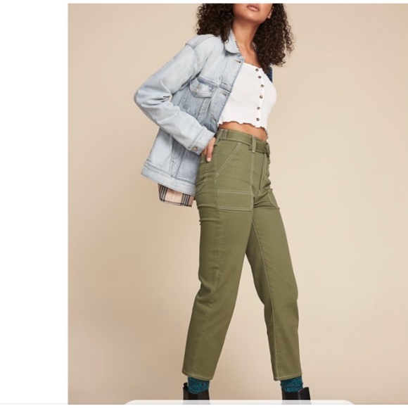 Signature by Levi Strauss Denim - Signature by Levi Strauss & Co. Juniors' High Rise Utility Slim Crop Jeans 7 28